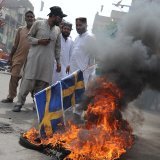La Suède est régulièrement vilipendée et son drapeau brûlé dans les pays musulmans, en réaction avec ce que certains considèrent comme du laxisme et d'autres de la liberté d'expression (Photo d'illustration).